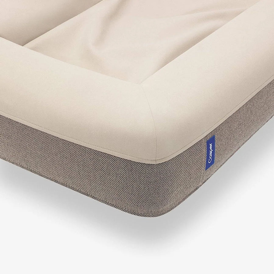 Casper Bolster Dog Bed, Sand, Large