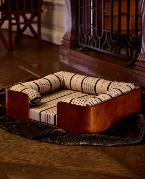 Kensington Dog Bed Antibes Stripe