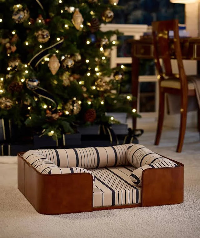 Kensington Dog Bed Antibes Stripe